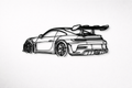 Wall art auto sport – decor perete motorsport minimalist (40×15 cm)